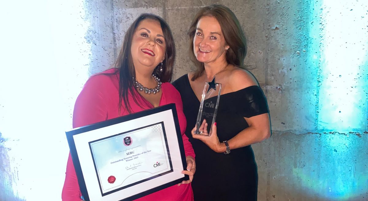 SERC has been awarded the Outstanding Training Provider of the Year title at the Chartered Management Institute Awards